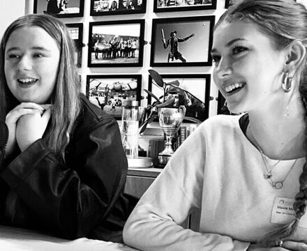 Grace Townsend and Maisie McQueen Varndean Inspires podcast
