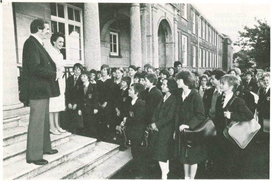First day of boys at Varndean School, Sept 1979 (1)