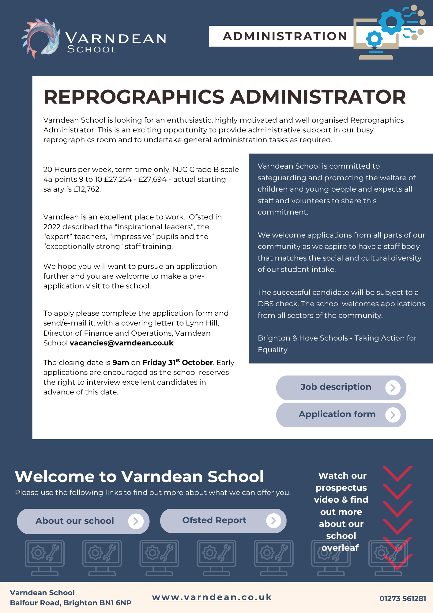 Reprographics Administrator
