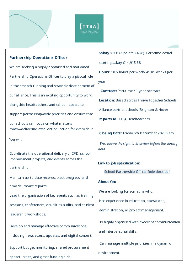 Partnership Operations Officer   Google Docs