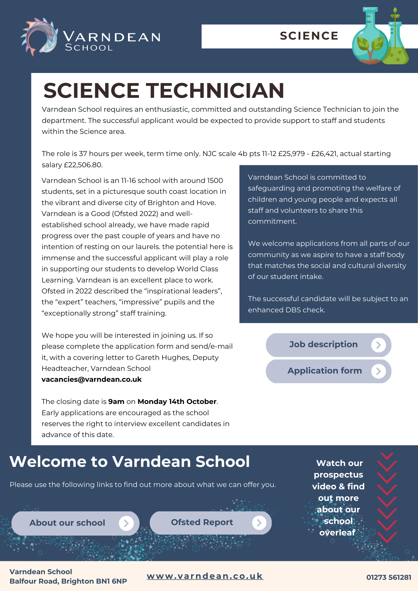 Science Technician October 2024